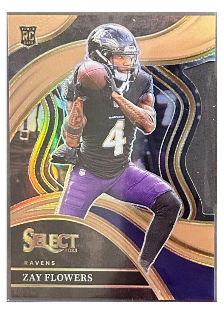 2023 Panini Select Base Set Zay Flowers #201 card