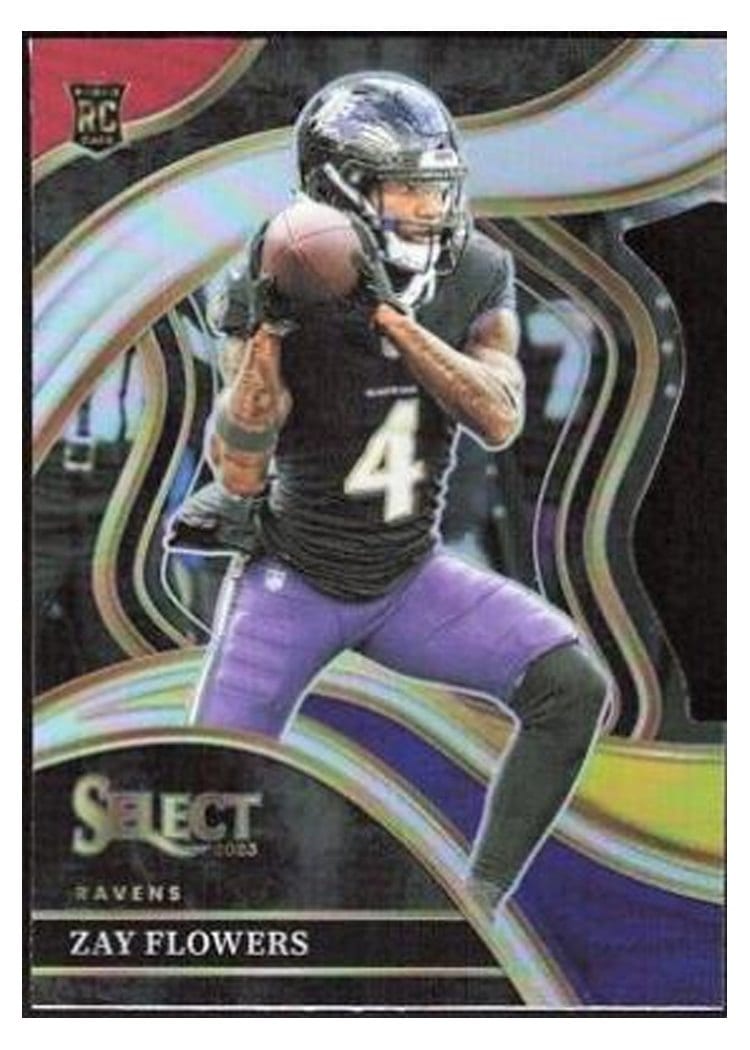 2023 Panini Select Base Set Zay Flowers #201 card