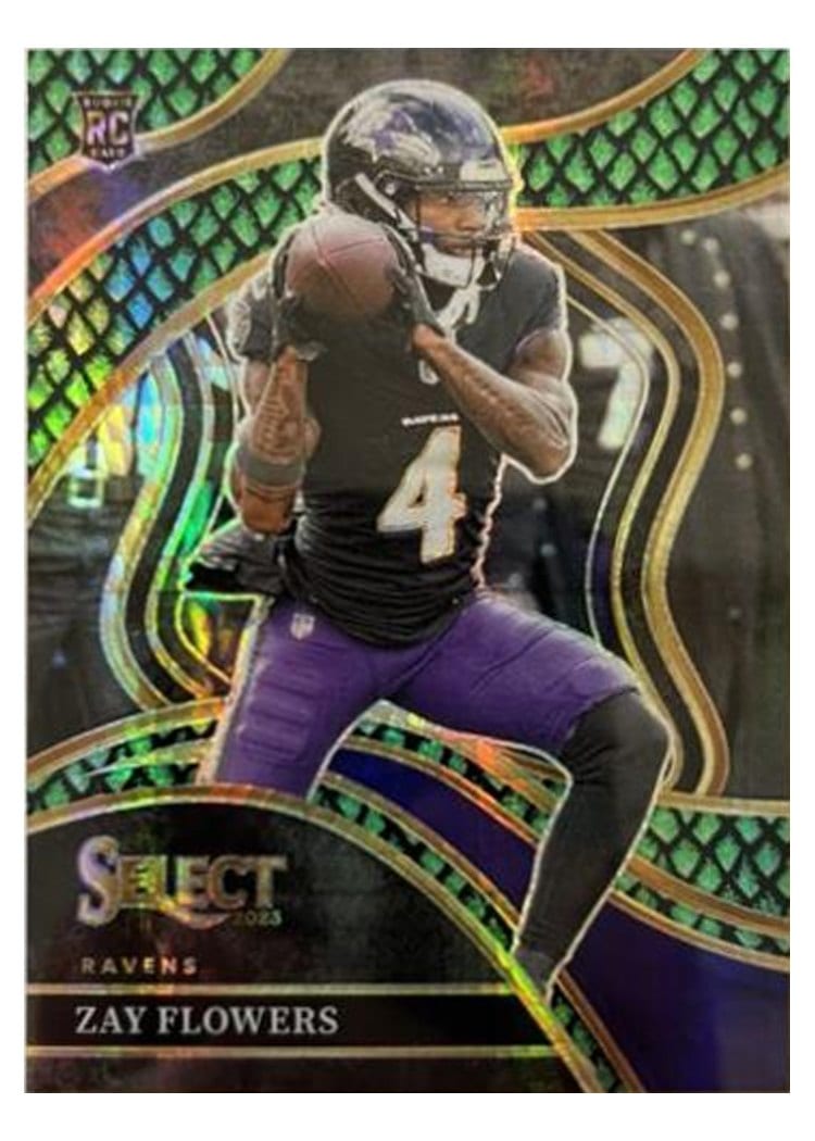 2023 Panini Select Base Set Zay Flowers #201 card