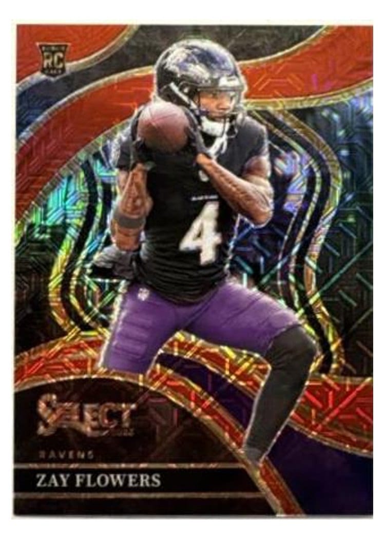 2023 Panini Select Base Set Zay Flowers #201 card