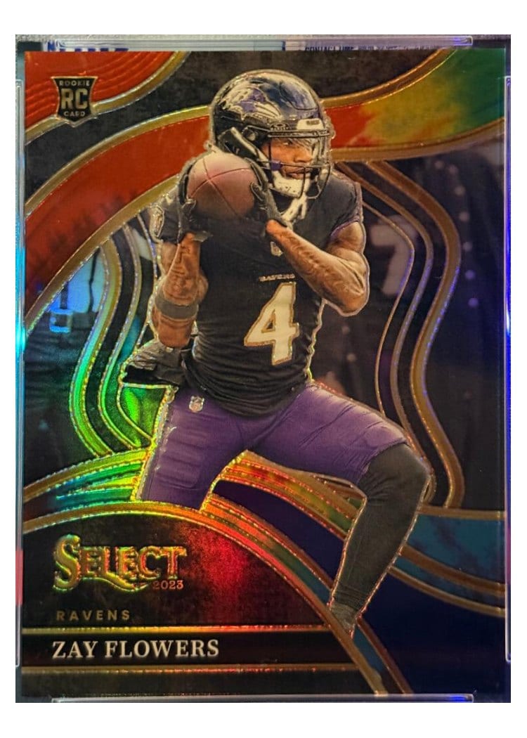 2023 Panini Select Base Set Zay Flowers #201 card