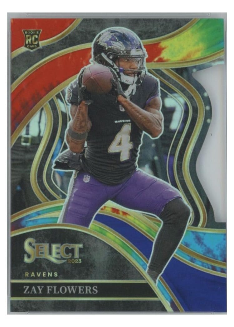 2023 Panini Select Base Set Zay Flowers #201 card