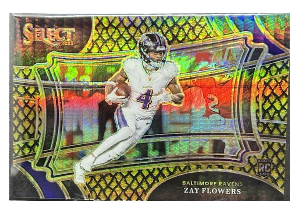 2023 Panini Select Base Set Zay Flowers #201 card