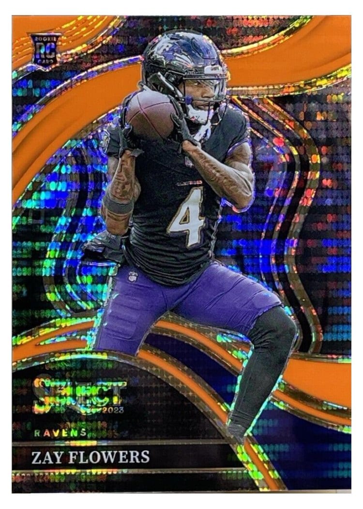 2023 Panini Select Base Set Zay Flowers #201 card