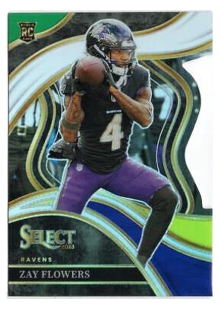 2023 Panini Select Base Set Zay Flowers #201 card