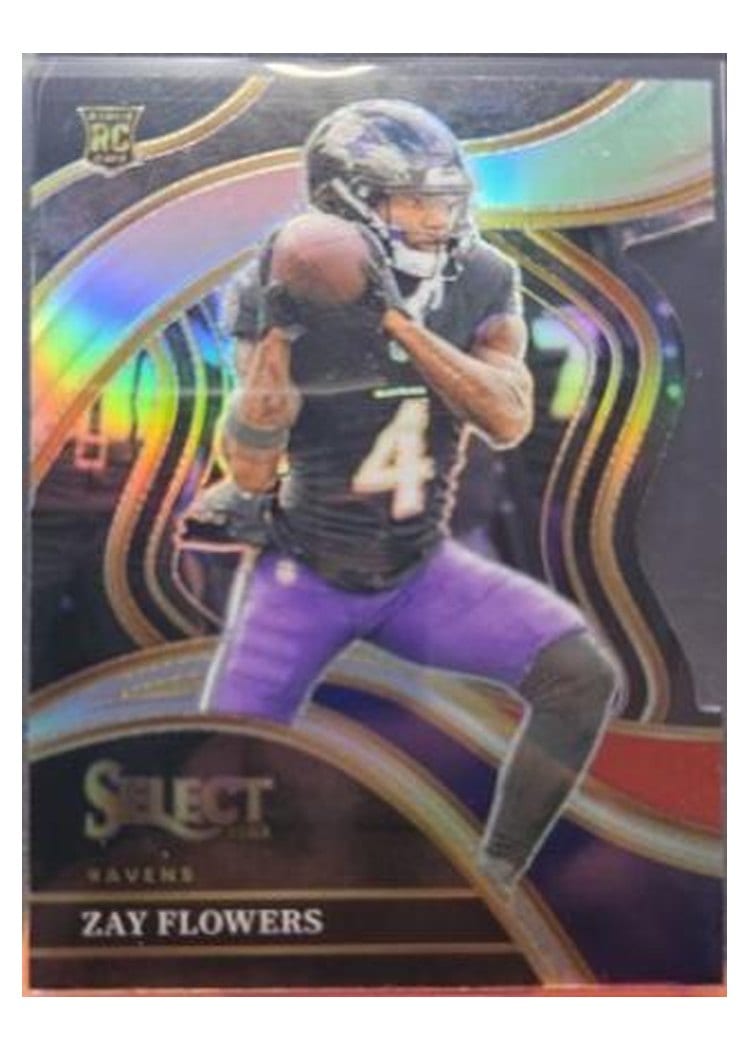 2023 Panini Select Base Set Zay Flowers #201 card