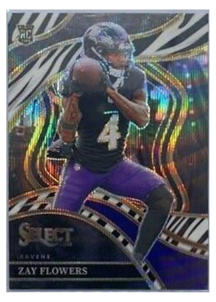 2023 Panini Select Base Set Zay Flowers #201 card