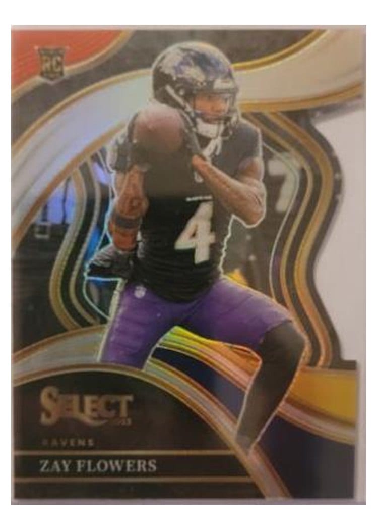 2023 Panini Select Base Set Zay Flowers #201 card