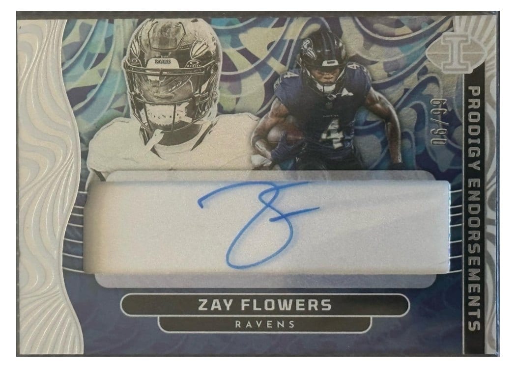 2024 Panini Illusions Prodigy Endorsements Zay Flowers #10 card