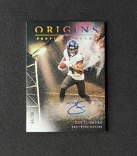 2024 Panini Origins Proving Ground Signatures Zay Flowers #PGS-ZFL card