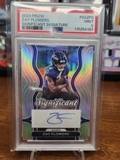 2024 Panini Prizm Significant Signatures Zay Flowers #SS-ZFS card
