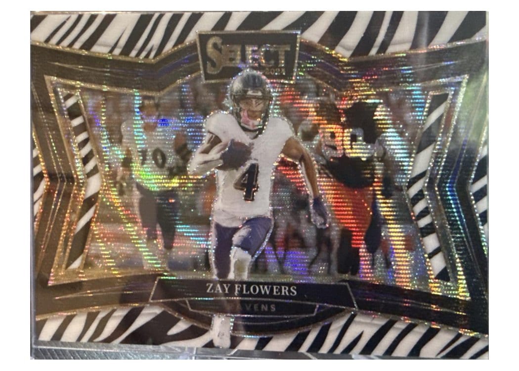 2024 Panini Select Base Set Zay Flowers #401 card