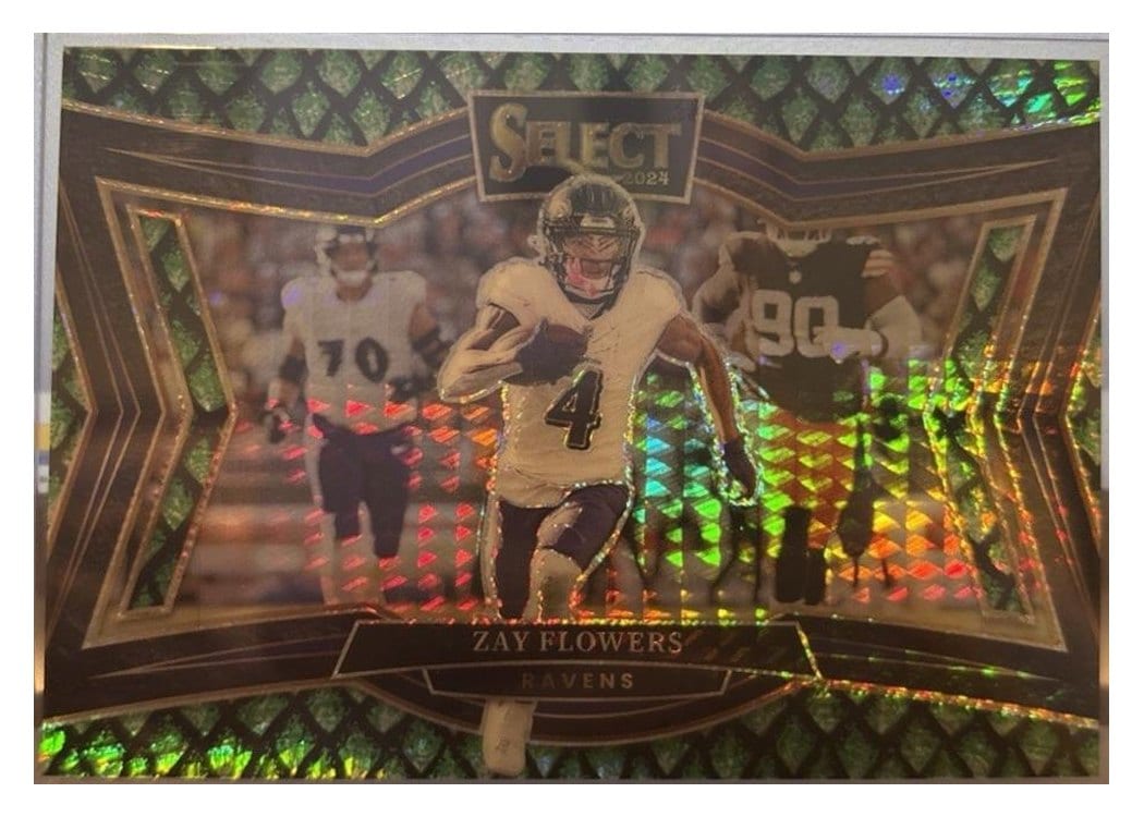 2024 Panini Select Base Set Zay Flowers #401 card