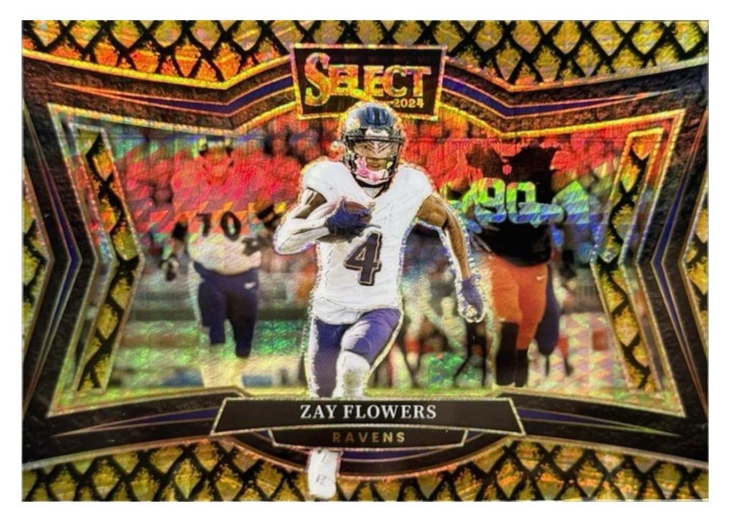 2024 Panini Select Base Set Zay Flowers #401 card