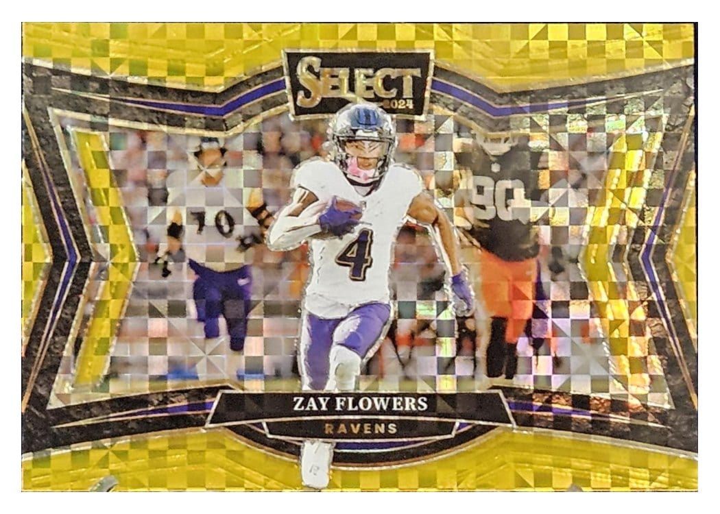 2024 Panini Select Base Set Zay Flowers #401 card