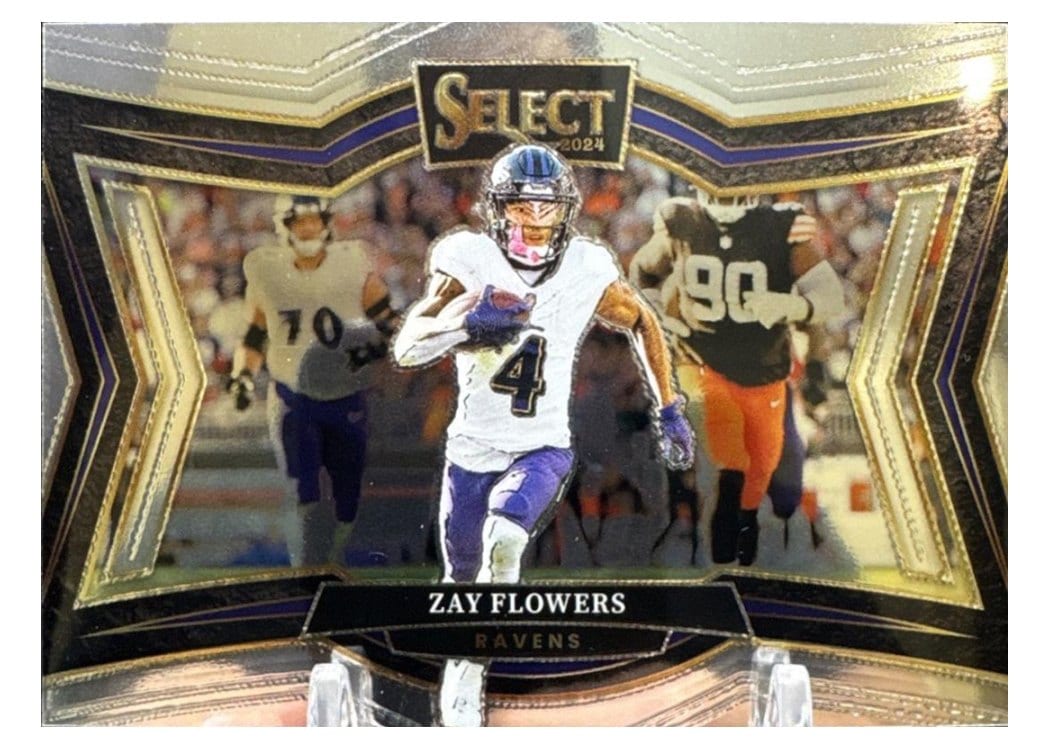 2024 Panini Select Base Set Zay Flowers #401 card