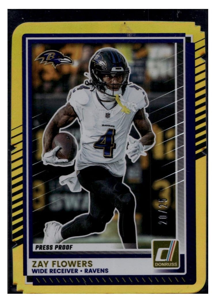 2025 Donruss Base Set Zay Flowers #165 card