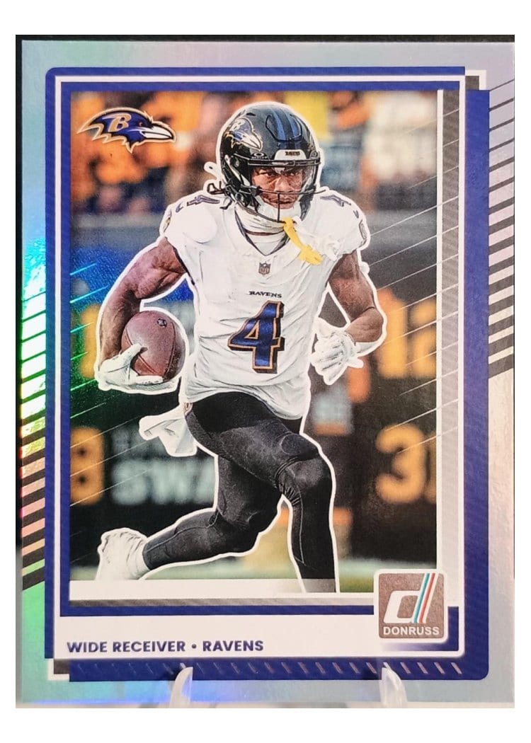 2025 Donruss Base Set Zay Flowers #165 card