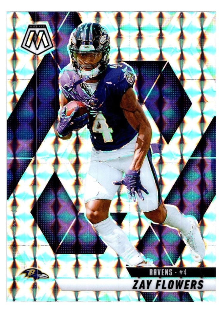 2025 Panini Mosaic Base Set Zay Flowers #126 card
