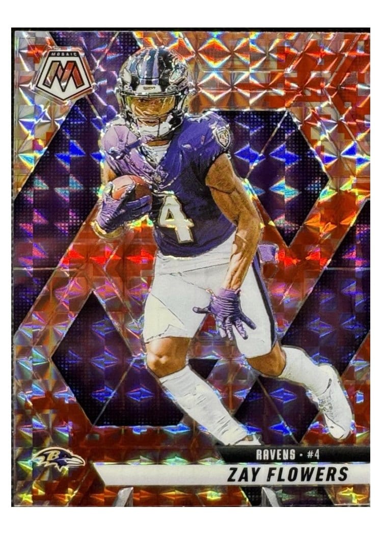 2025 Panini Mosaic Base Set Zay Flowers #126 card