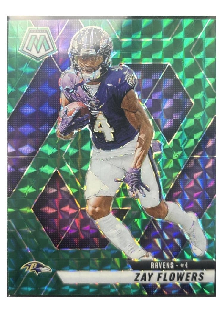 2025 Panini Mosaic Base Set Zay Flowers #126 card