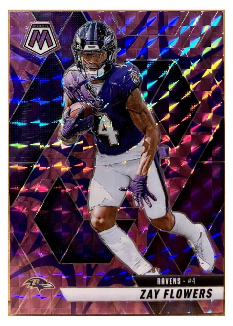 2025 Panini Mosaic Base Set Zay Flowers #126 card