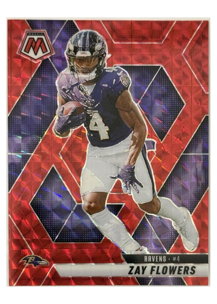 2025 Panini Mosaic Base Set Zay Flowers #126 card