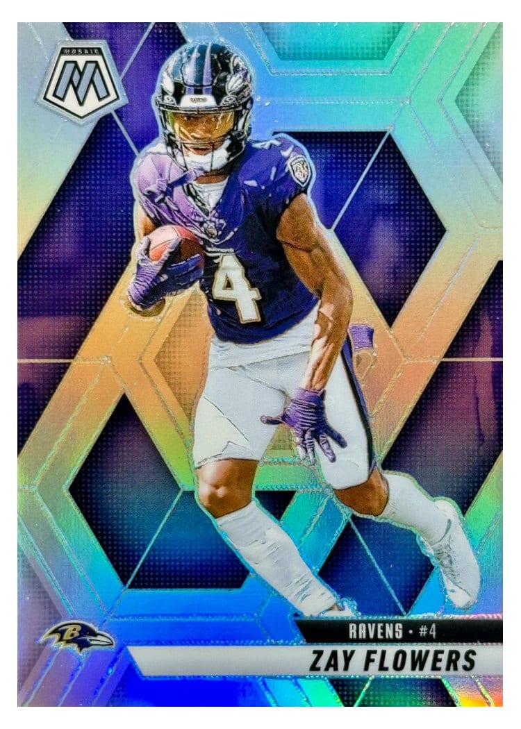 2025 Panini Mosaic Base Set Zay Flowers #126 card
