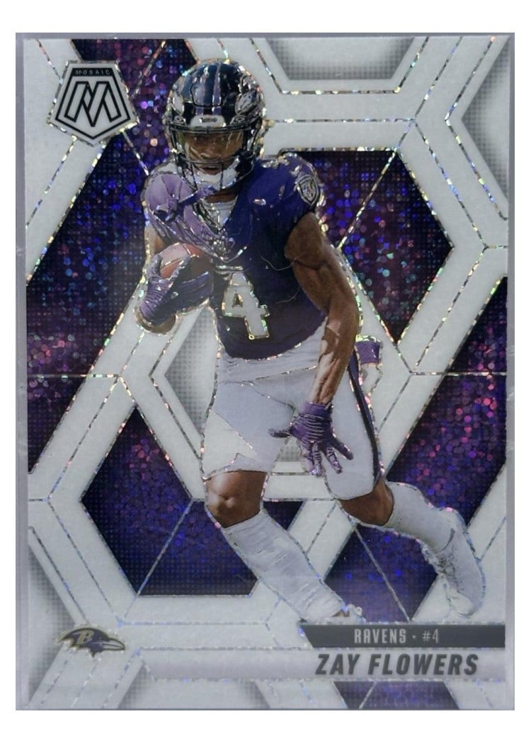 2025 Panini Mosaic Base Set Zay Flowers #126 card