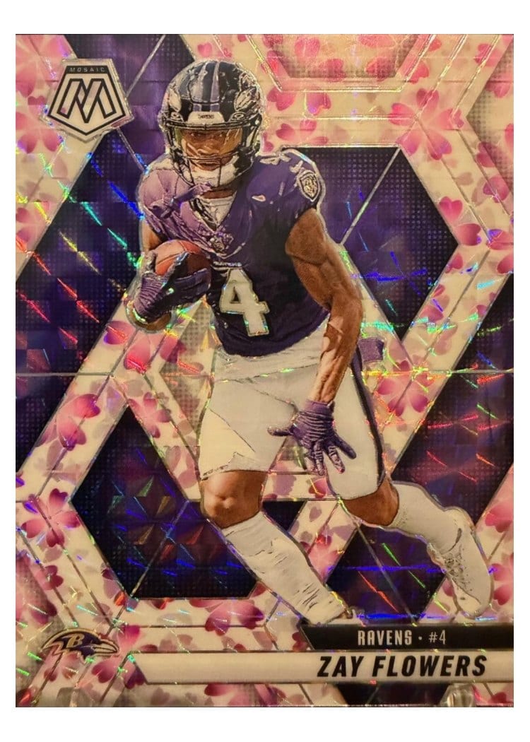 2025 Panini Mosaic Base Set Zay Flowers #126 card
