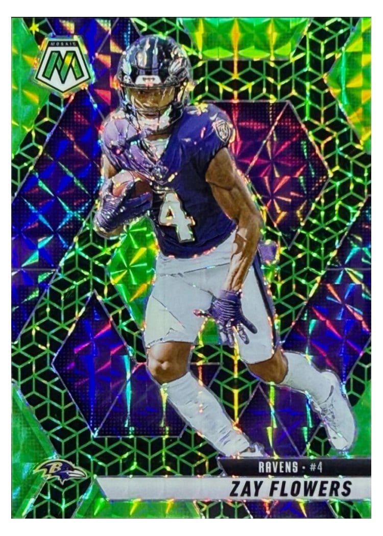 2025 Panini Mosaic Base Set Zay Flowers #126 card