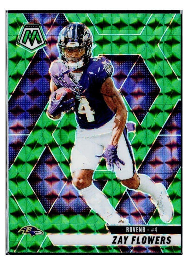 2025 Panini Mosaic Base Set Zay Flowers #126 card