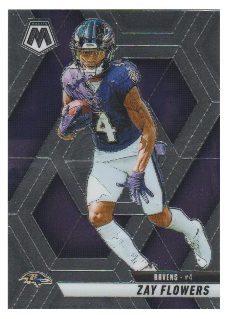 2025 Panini Mosaic Base Set Zay Flowers #126 card