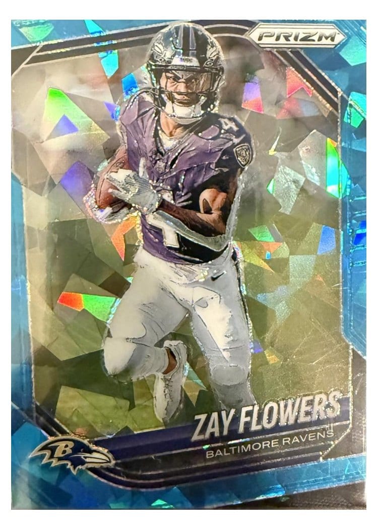2025 Panini Prizm Base Set Zay Flowers #106 card