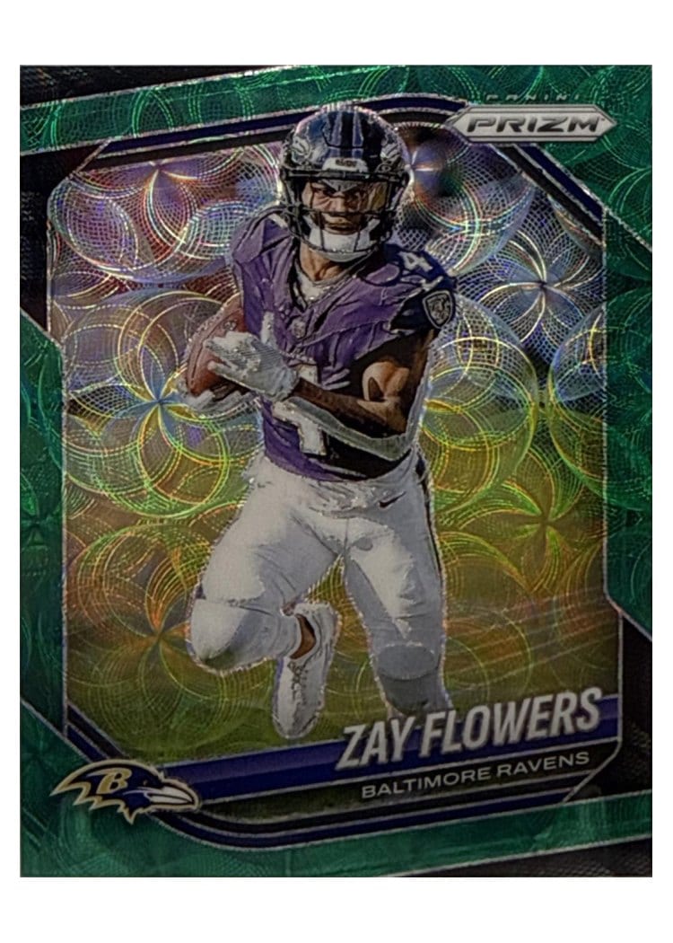 2025 Panini Prizm Base Set Zay Flowers #106 card