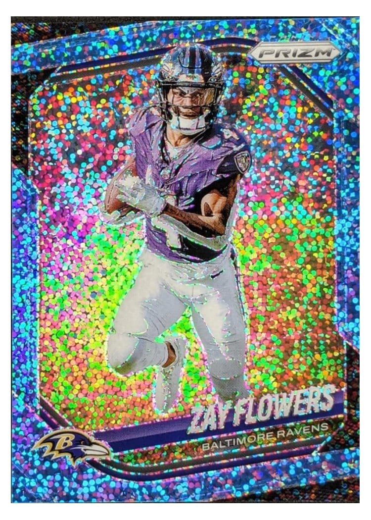 2025 Panini Prizm Base Set Zay Flowers #106 card