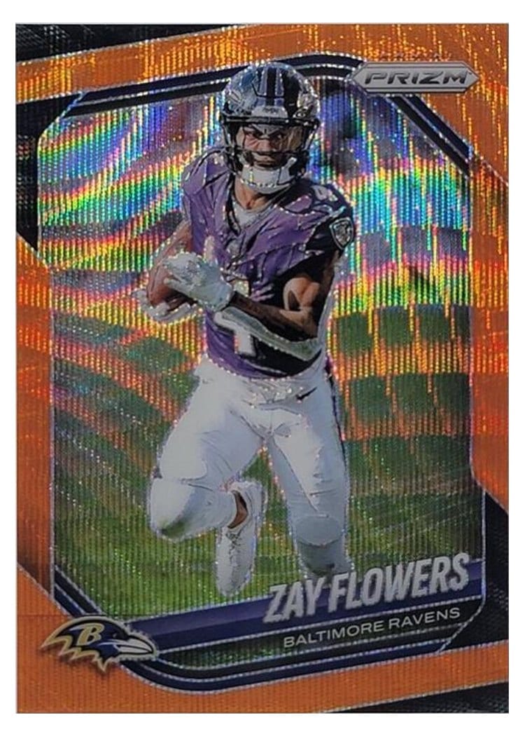 2025 Panini Prizm Base Set Zay Flowers #106 card