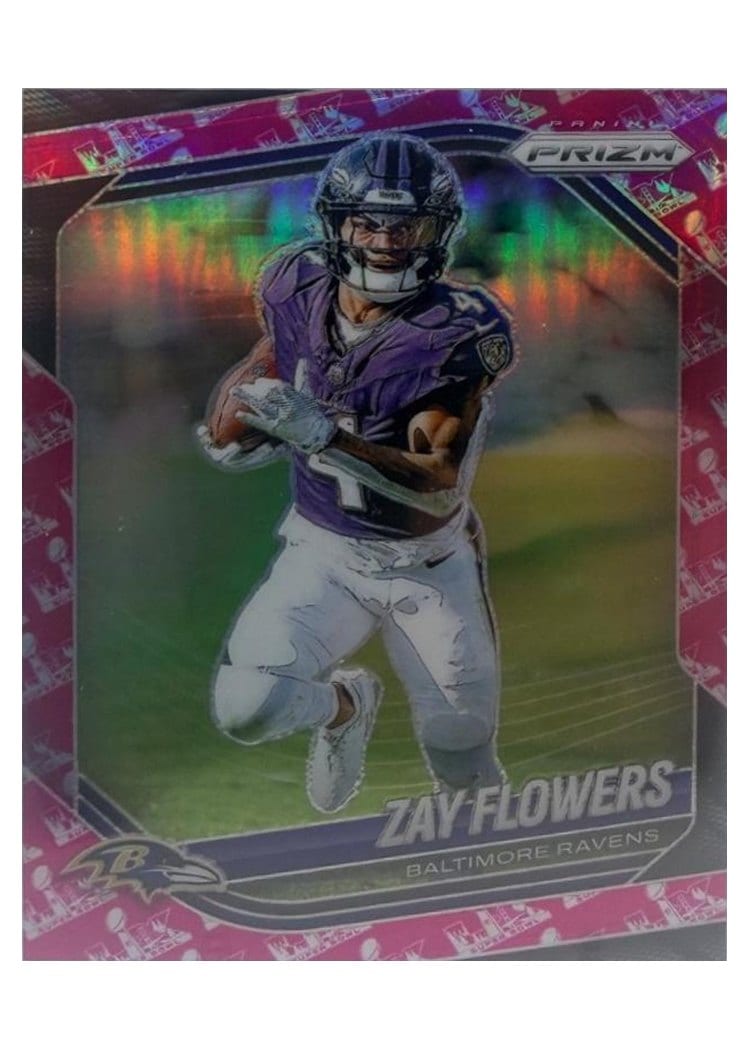 2025 Panini Prizm Base Set Zay Flowers #106 card