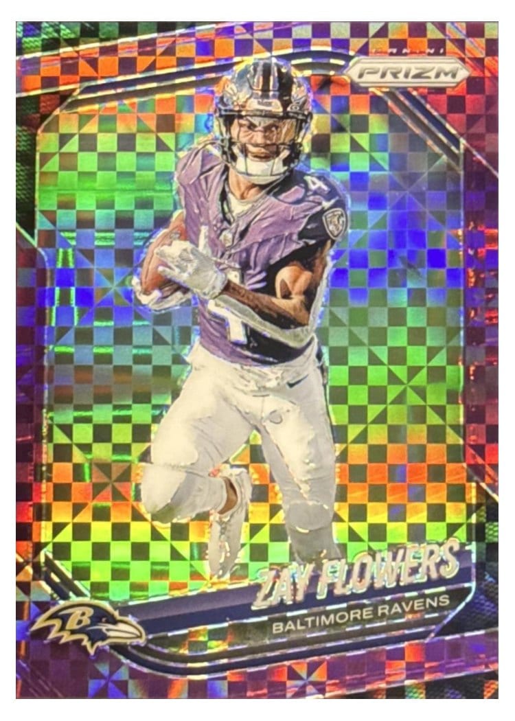 2025 Panini Prizm Base Set Zay Flowers #106 card
