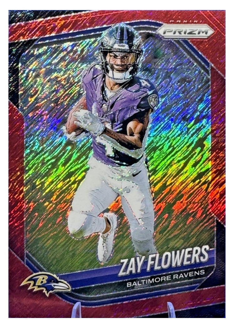 2025 Panini Prizm Base Set Zay Flowers #106 card