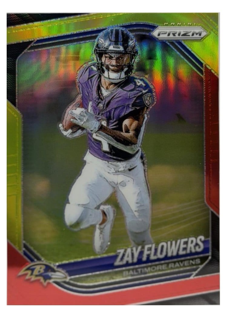 2025 Panini Prizm Base Set Zay Flowers #106 card