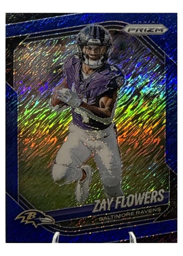 2025 Panini Prizm Base Set Zay Flowers #106 card