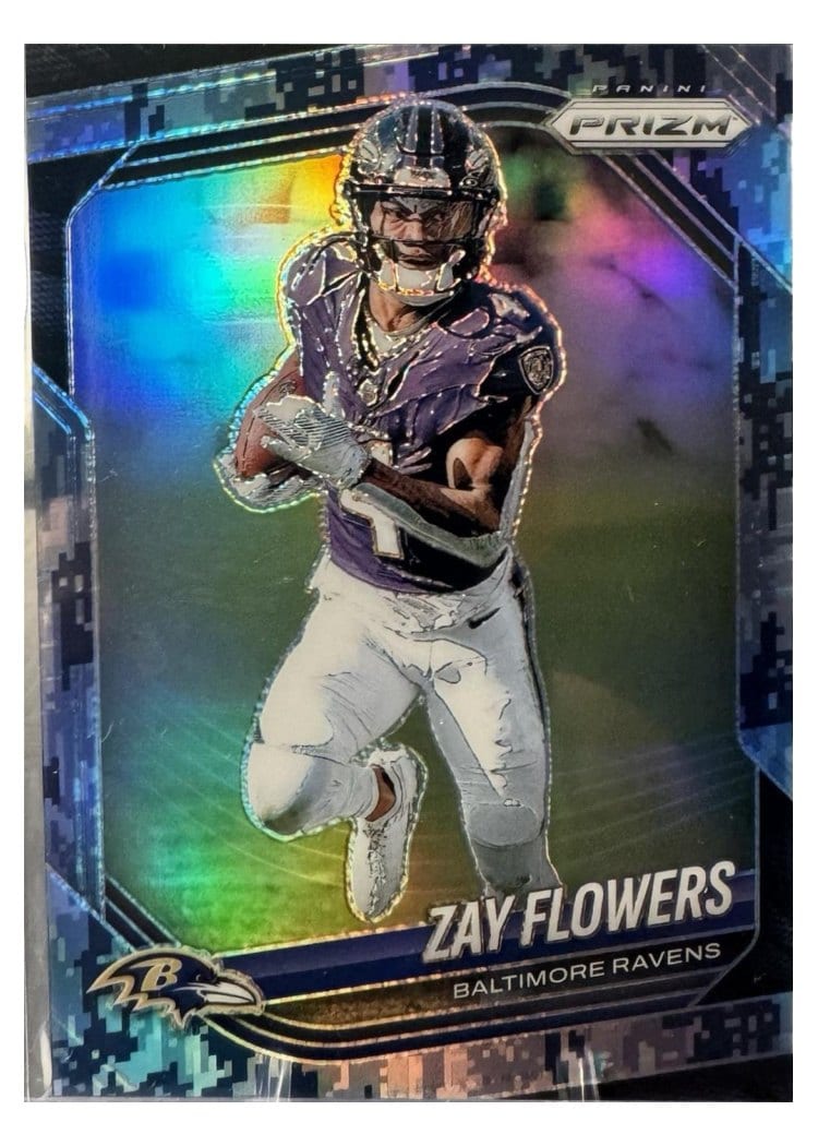 2025 Panini Prizm Base Set Zay Flowers #106 card