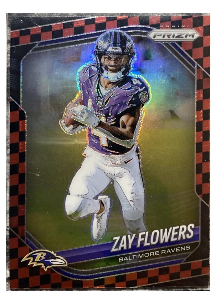 2025 Panini Prizm Base Set Zay Flowers #106 card