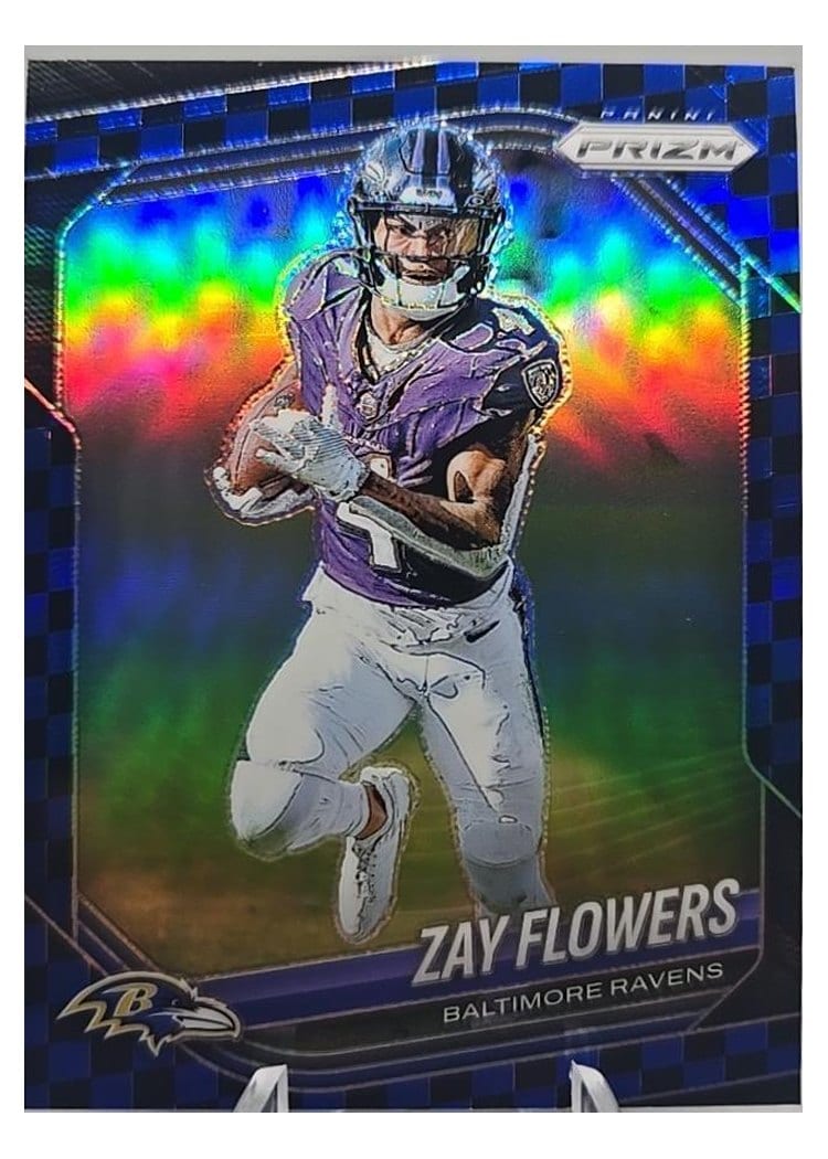 2025 Panini Prizm Base Set Zay Flowers #106 card