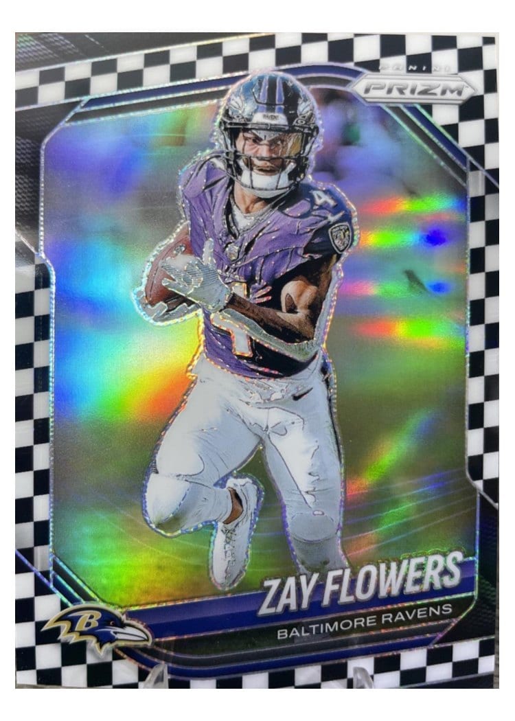 2025 Panini Prizm Base Set Zay Flowers #106 card