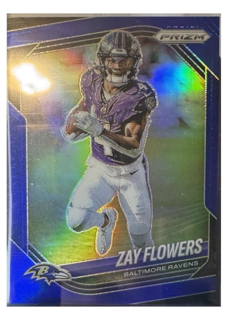 2025 Panini Prizm Base Set Zay Flowers #106 card