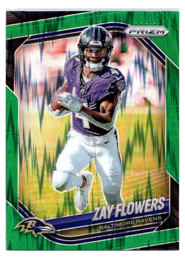 2025 Panini Prizm Base Set Zay Flowers #106 card