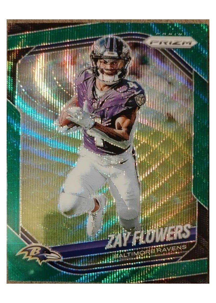 2025 Panini Prizm Base Set Zay Flowers #106 card