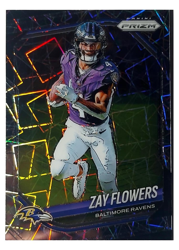 2025 Panini Prizm Base Set Zay Flowers #106 card